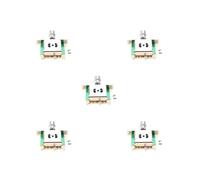 5 set Pickup Interruttore Pratico Installazione Strumento Accessori Regolatore di Livello Sostituito Parte Professionale Manopola Interruttori Argento GN204