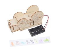 5 Set Proiettore Da Te In Legno Educativo Per Bambini