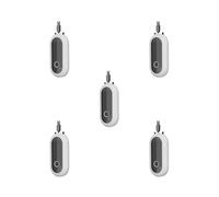 5 set purificatore d'aria portatile personale indossabile collana ionizzatore negativo anione aria bianca, 78x40x20mm