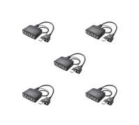 5 set RJ45 Ethernet Splitter RJ45 Splitter Adattatore per Cat5 Cat5E Cat8 Surf Online Femmina