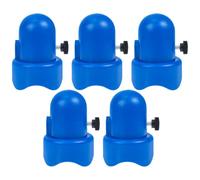 5 Set Tappi per Trampolino Blu in Plastica, Ricambio Rapido per Pali | Copertura Resistente All’usura, Montaggio Semplice della Rete, per Trampolini da Giardino e Riparazioni Fai da Te