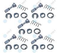 5 Set You.S Ersatzsatz Serratura Cilindro Anteriore Sinistra per VW Bora (1J)