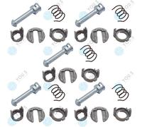 5 Set You.S Riparazione Serratura Schleißen Anteriore Destro per BMW 3er E46