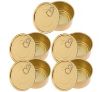 5 Sets Contenitore Metallico Coperchio Cibo Cani Contenitori Torte