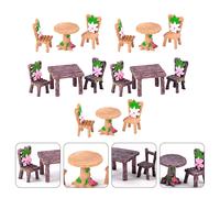 5 Sets Oggettistica Per La Casa Mobili in Miniatura Decorazione Della Scrivania