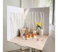 5 sfondi fotografici stereoscopici 3D grandi, 8 modelli, 61 x 61 cm, double face, impermeabili, riutilizzabili, per prodotti alimentari, gioielli, cosmetici, puntelli
