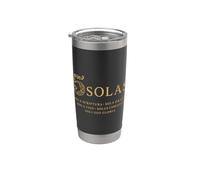 5 SOLAS - Cinque Solas della Riforma Cristiana - Vintage Bicchiere termico in acciaio inox doppia parete