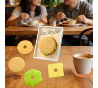 5 sottobicchieri in silicone, piccoli cuscinetti isolanti per tavolo, piano