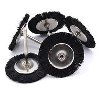 5 spazzole in nylon, setole in nylon, 40 mm, per accessori Dremel Proxxon