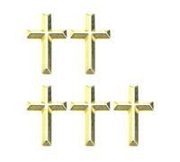 5 spille versatili a forma di crocifisso, accessori per costumi religiosi, fatti a mano, per cristiani, Wide noodles, Acciaio inossidabile
