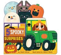 5 Spooky Surprises (A Truck-Shaped Halloween Countdown Board Book!)