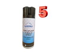 5 SPRAY CERCAFUGHE CERCA FUGHE GAS REFRIGERANTE METANO RILEVATORE PERDITE 400 ml