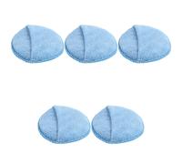 5 spugne rotonde in microfibra pratiche spugne per la pulizia della ceretta ( )