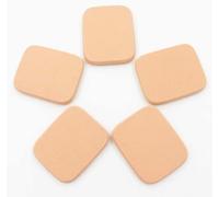 5 spugnette morbide per cipria, fondotinta, miscelatore, applicatori di cosmetici, per cipria liscia, spugnette per fondotinta, quadrate, processo professionale