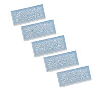 5 stampi in silicone a forma di lettere inglesi per nail art, piccole ragazze, amate, strumenti per la creazione di artigianato