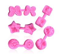 5 stampi per fiori, stampi in silicone per fiori, con rivestimento antiaderente, motivo floreale, per decorazione di torte, decorazioni floreali
