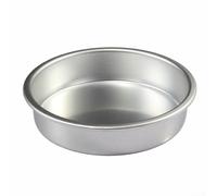 5 stampi per torte da forno per hamburger e chignon, stampi rotondi profondi in lega di alluminio da 10,2 cm, per cottura antiaderente, per panini, muffin, dessert individuali