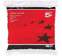 5 Star 296433 Office Rubber Bands No.36 Each 127x3mm Approx 460 Bands , Brown