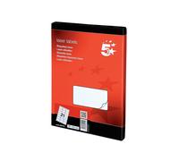 5 Star 296778 Office Multipurpose Labels Laser 21 per Sheet 63.5x38.1mm White