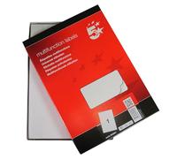 5 Star 903881 - Etichette multifunzione, Confezione da 100 pezzi, 210x297mm