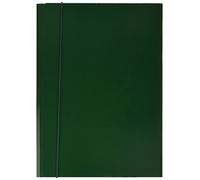 5 Star 926257 Cartella a 3 Lembi con Elastico, verde