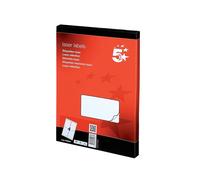 5 Star Addressing Labels Laser 4 per Sheet 139x99.1mm White
