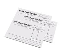 5 Star Petty Cash Pad - 80 fogli per il monitoraggio delle spese aziendali, 160 lati di scrittura, organizer finanziario per ufficio, pagine facili da strappare, per tenere registri e ricevute buoni