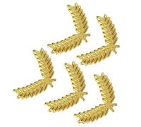 5 stemmi in metallo per equipaggi di compagnie aeree uniformi cappellini emblemi per equipaggi di cabina cappello uniforme kit decorativo accessori per cappelli distintivo di grano accessorio a tema