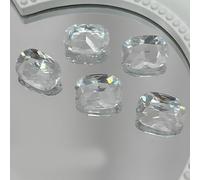 5 strass a punta con fondo 3D forme miste cristalli trasparenti per telaio della cassa del telefono