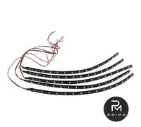 5 Strisce LED Auto Haobase 12V 30cm 15 SMD 3528 Impermeabili Bianco Freddo