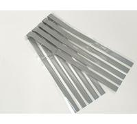 5 Strisce Mastice Stucco Sigillante per Piani Cottura e Lavelli Grigio Chiaro 700x12x2 mm