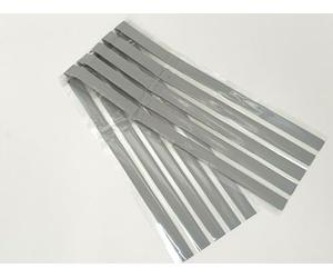 5 Strisce Mastice Stucco Sigillante per Piani Cottura e Lavelli Grigio Chiaro 700x12x2 mm
