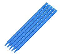 5 strumenti di leva in plastica con spudger a doppia testa per lo smontaggio dello schermo del telefono e applicazioni di riparazione di dispositivi elettronici (blu)