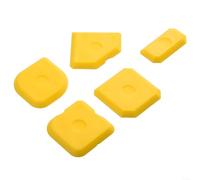 5 strumenti per l'applicazione di sigillanti in silicone per intonaco e sigillante per piastrelle, con materiale in gomma TPR che impedisce bordi allentati e intrappola l'umidità