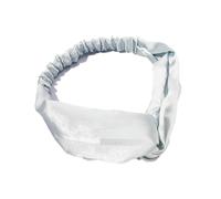 5 Stück 16 x 18 cm Cross Haarband Damen,Satin-Stirnband,Elastische Haarreif,Mädchen Stirnbänder,Yoga Haarbänder,Haar-Accessoires,Haarschmuck,Einfarbiger Haarreifen,für Make-up,Workout,Hellblau