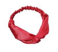 5 Stück 16 x 18 cm Cross Haarband Damen,Satin-Stirnband,Elastische Haarreif,Mädchen Stirnbänder,Yoga Haarbänder,Haar-Accessoires,Haarschmuck,Einfarbiger Haarreifen,für Make-up,Workout,Weinrot