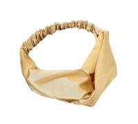 5 Stück 16 x 18 cm Cross Haarband Damen,Satin-Stirnband,Elastische Haarreif,Mädchen Stirnbänder,Yoga Haarbänder,Haar-Accessoires,Haarschmuck,Einfarbiger Haarreifen,für Make-up,Workout,Gold