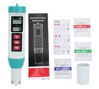5 su 1 tester di qualità dell'acqua, misuratore di pH digitale con salinità EC TDS e misurazione della temperatura con una son alta precisa per acquari e piscine