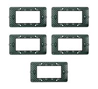 5 supporti a 4 moduli/posti per placche, scatola 504, Compatibile Con Vimar Plana, alta qualità e lunga durata, per placche in plastica, alluminio e vetro, originali e compatibili