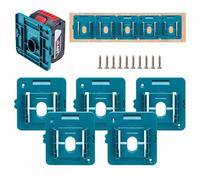5 supporti batteria per batteria Bosch/Makita 1860 BL1850 BL1840 BL1830 BL1830 con 10 viti, nessuna batteria