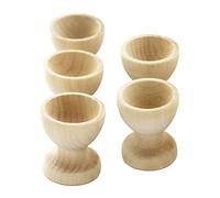 5 supporti in legno naturale per Pasqua, da tavolo, per riporre palline di cristallo, uova, rossetti, penne, in legno morbido, bollito, per frigorifero, controsoffitto in fattoria
