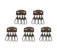 5 supporti per anelli, portachiavi, organizer multifunzionali con 4/6 ganci