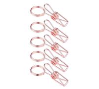 5 supporti per biglietti da visita in metallo a doppia faccia con clip in metallo, accessorio da scrivania per ufficio per una gestione efficiente della scrivania, organizer per carte da conferenza