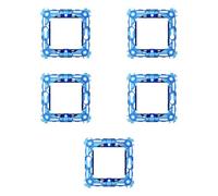 5 Supporti per placchette 2 moduli/posti, Compatibile Con Vimar Arke', Scatola/Cassetta tonda 502, Realizzato In plastica di alta qualità, 100% compatibile con le placche e i moduli originali