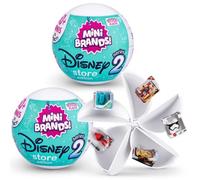 5 SURPRISE 5 Mini Marche A Sorpresa Disney Store Series 2 Mystery Capsule da Collezione, Confezione da 2
