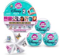 5 SURPRISE Giocattolo da Collezione 5 Mini Marche A Sorpresa Disney Store Serie 2 Mystery Capsule, Confezione Combinata, Astuccio da Collezione e 3 Capsule, Cassetta delle Lettere