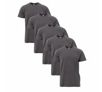 5 T-SHIRT UOMO MANICA CORTA PAYPER PRINT MAGLIETTE 100% Cotone DA XS a 5XL