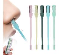 5 tagliacapelli da naso da donna, double face, tagliacapelli portatile, per naso e naso, manuale a 360°, per uomini e donne