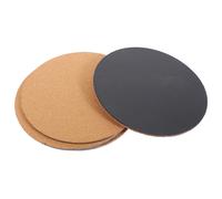 5 tappetini in sughero per fiori rotondi versatili, sottobicchieri in sughero