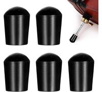 5 tappi per violoncello per violoncello, in gomma, neri, silenziosi, per strumenti Rockstop, supporto antiscivolo per violoncello per prestazioni di pratica